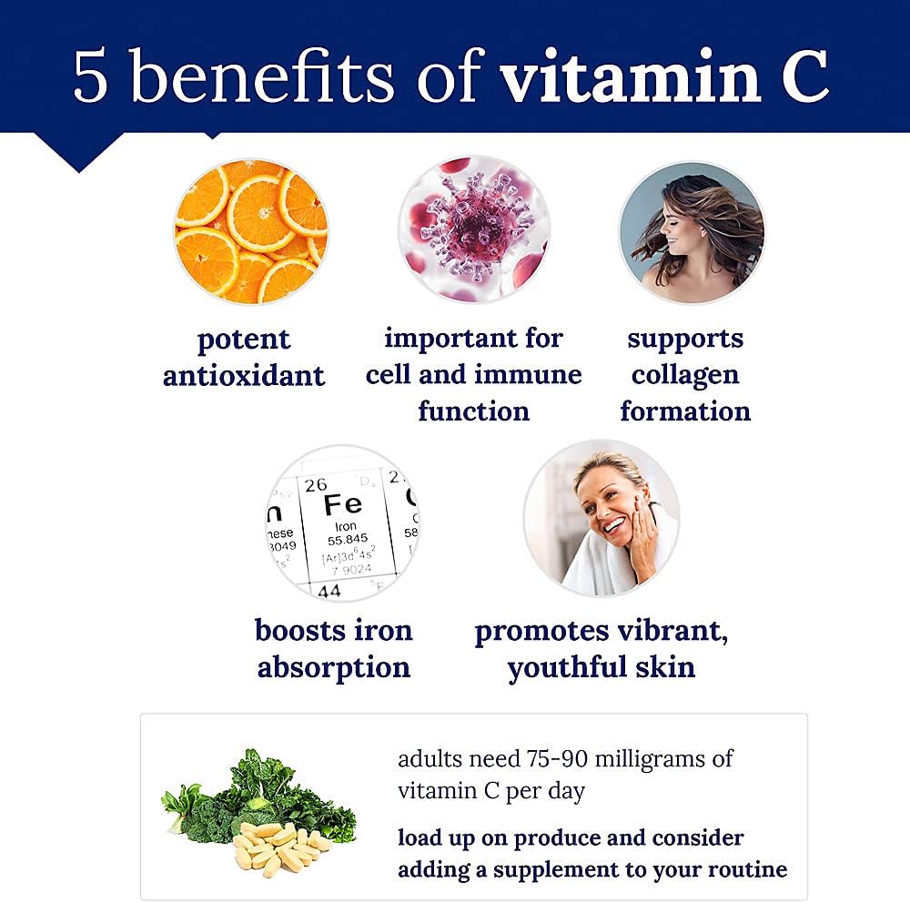 Vitamin Shoppe Active-C with Bioflavonoids - Immunity & Vascular Health Support - 500 MG (100 Tablets)