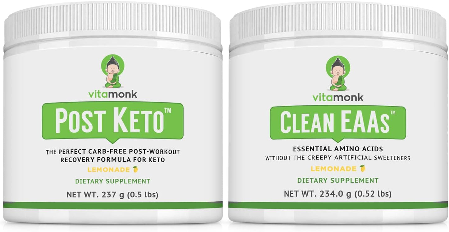 VitaMonk Clean EAA™ and Post Keto™ Combo for Energy and Recovery