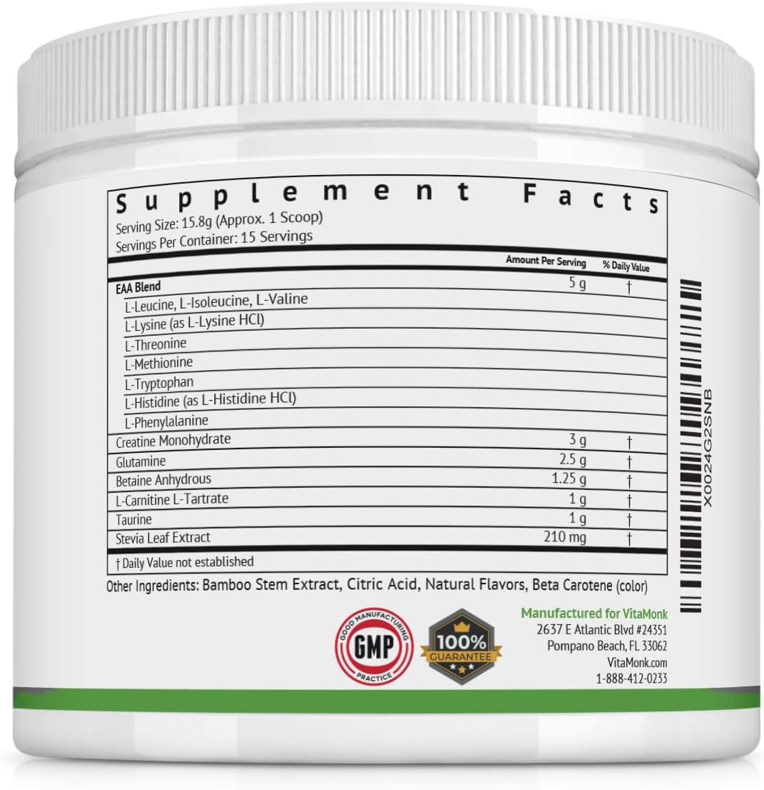 VitaMonk Clean EAA™ and Post Keto™ Combo for Energy and Recovery
