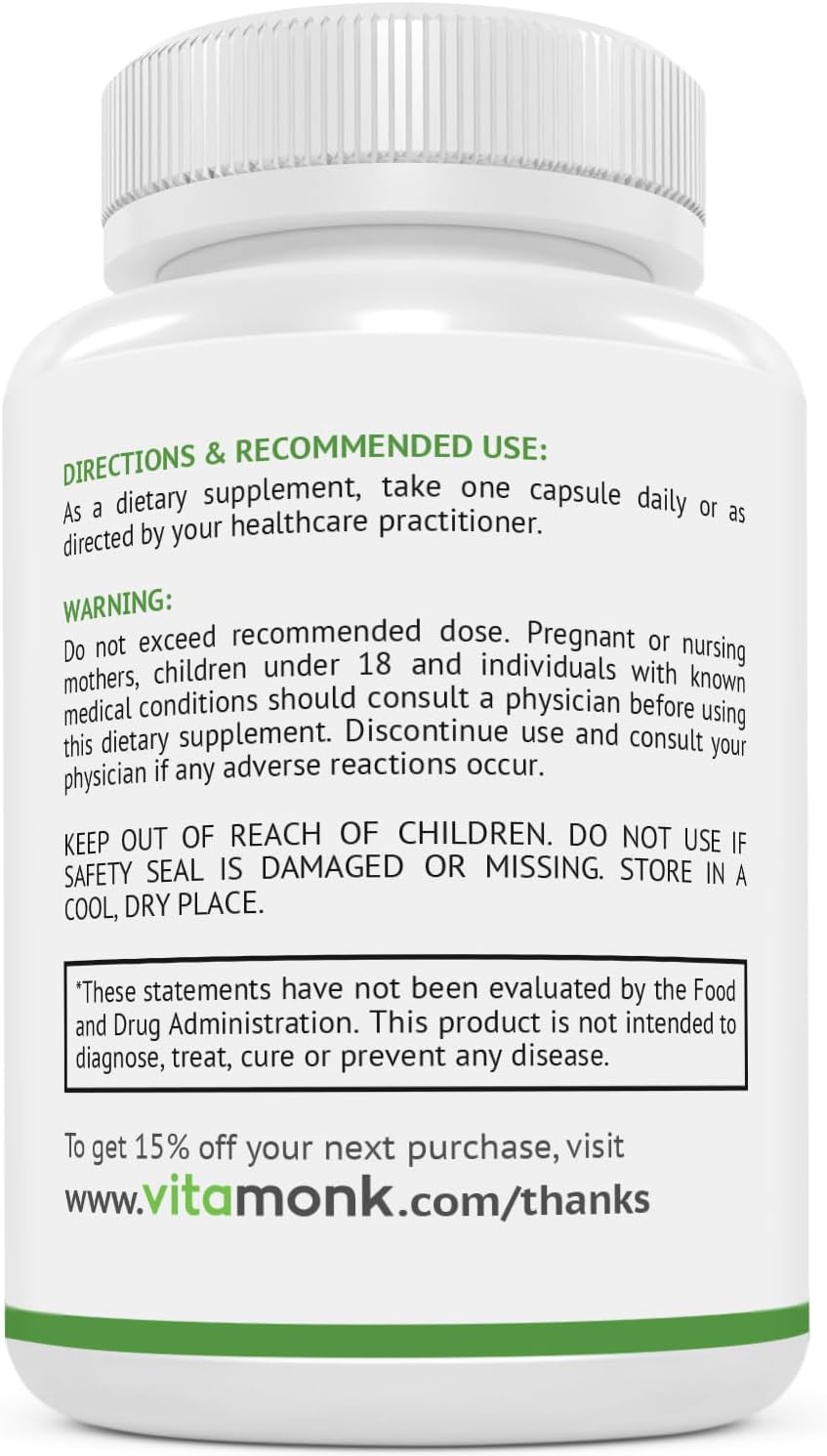 VitaMonk Resveratrol and Pterostilbene Longevity Combo Pack - Antioxidant Support for Aging Defense