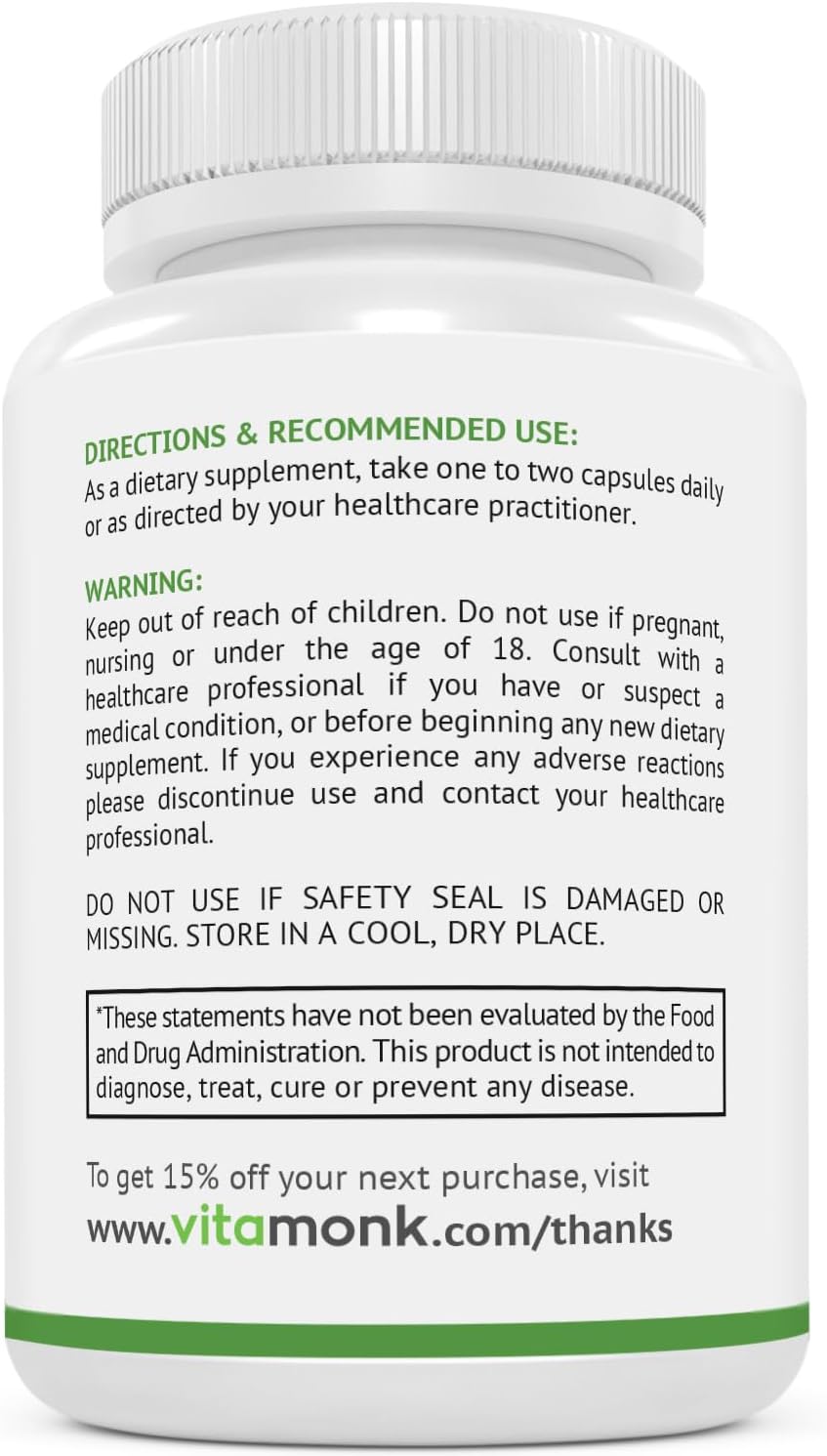 VitaMonk Resveratrol and Pterostilbene Longevity Combo Pack - Antioxidant Support for Aging Defense