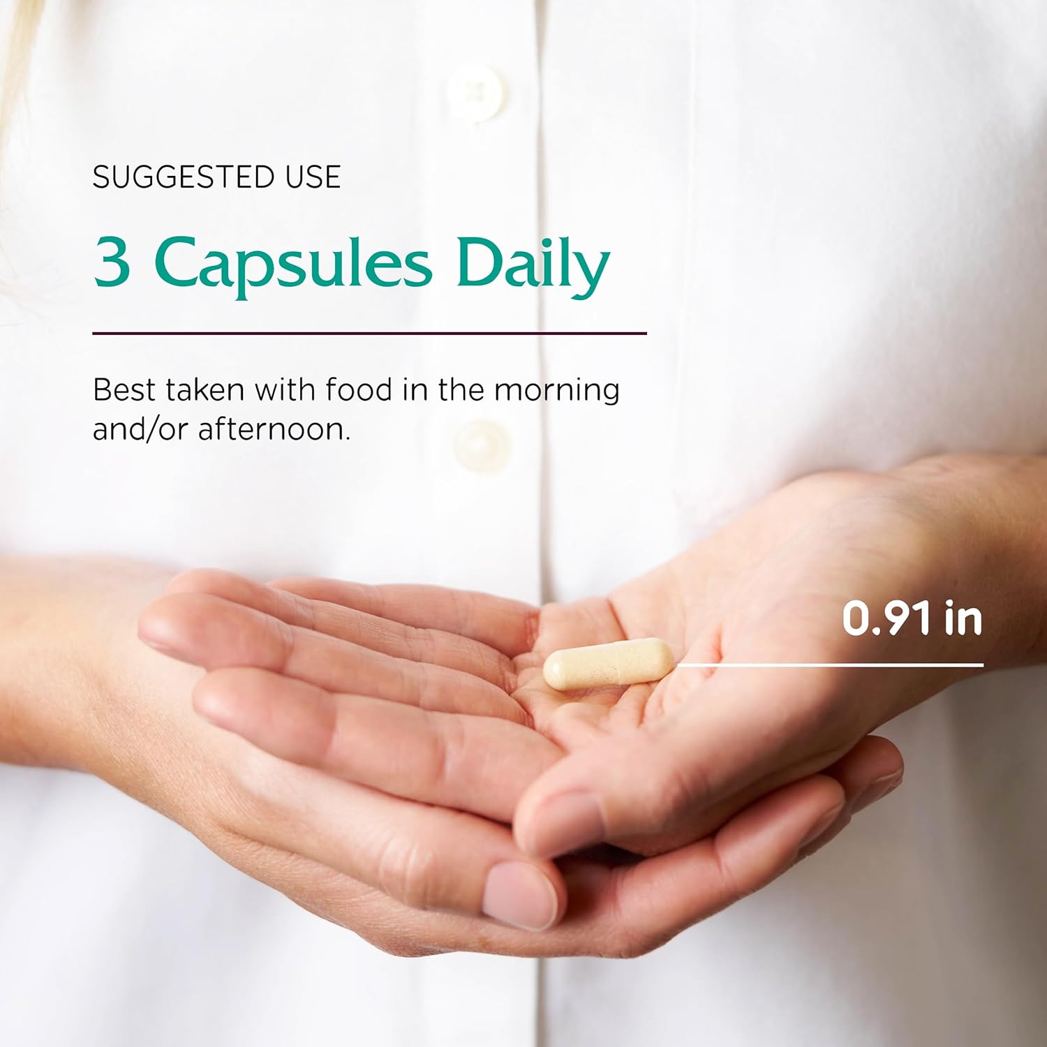 Vitanica Adrenal Assist Capsules - Vegan Adrenal Support Supplement (90 count)