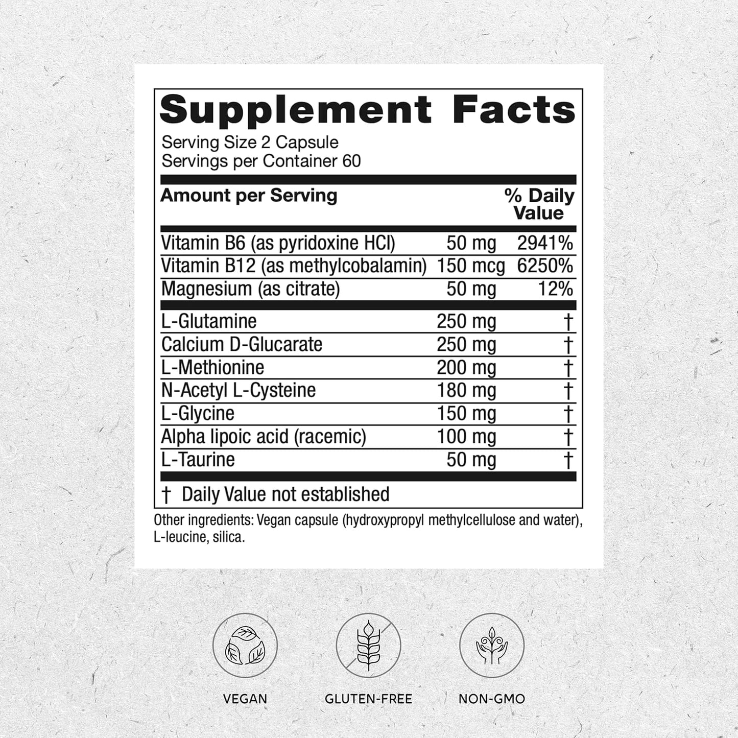 Vitanica Endocrine Disruptor Relief Supplement - 120 Capsules for Hormone Balance