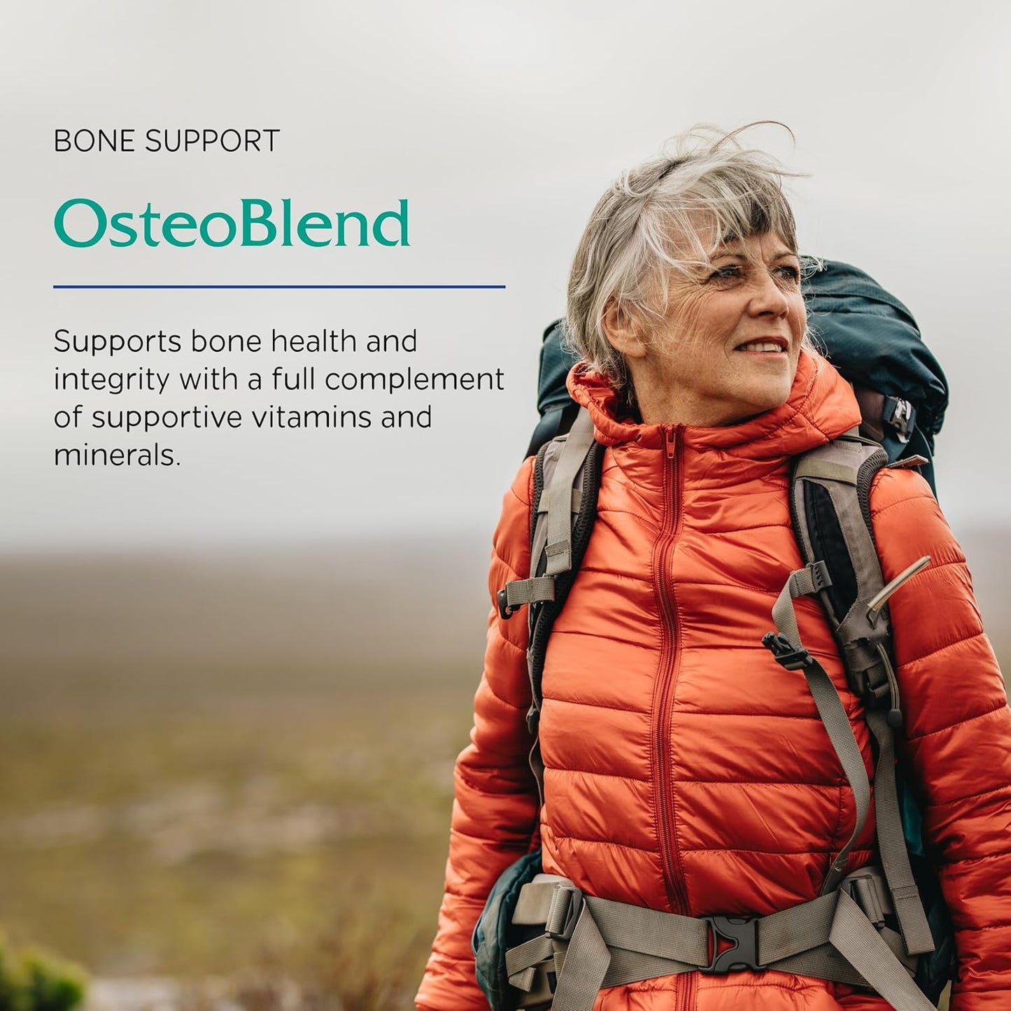 Vitanica OsteoBlend Vegan Bone Support Capsules - 120 Count