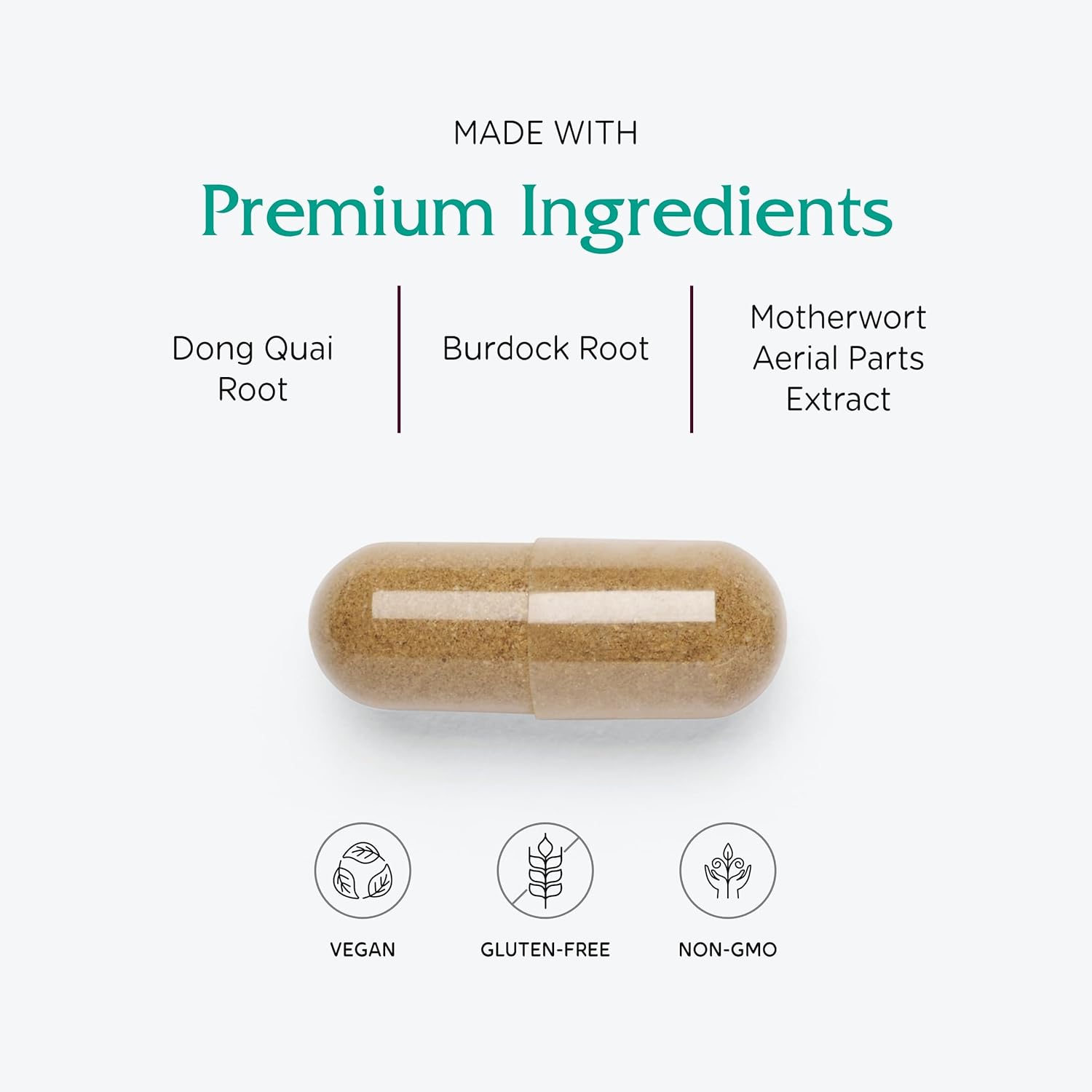 Vitanica Phase II Menopause Support Vegan Capsules for Women - 90 Count