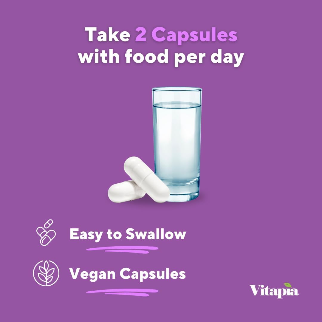 Vitapia Maqui Berry 1000mg Supplement - Vegan, Non-GMO, Gluten-Free - 180 Veggie Capsules