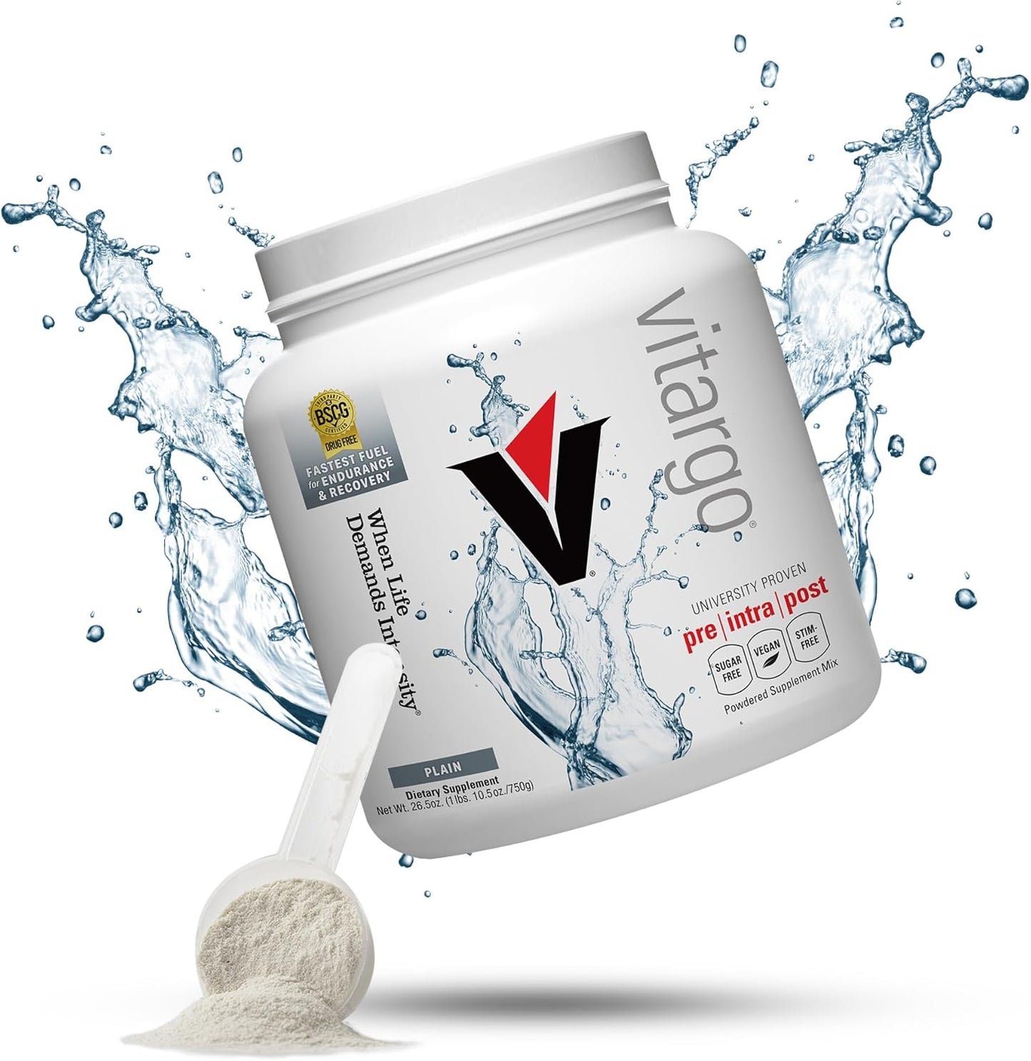 Vitargo Carbohydrate Powder 1 LB - Unflavored Pre & Post Workout Supplement for Muscle Glycogen, Recovery, Endurance, and Muscle Gain
