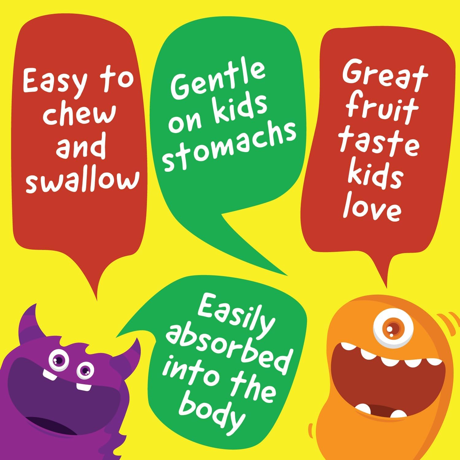 VitaWorks Kids Immune Support Chewables Bundle - Iron, Vitamin C, Elderberry, Zinc - 10mg Iron