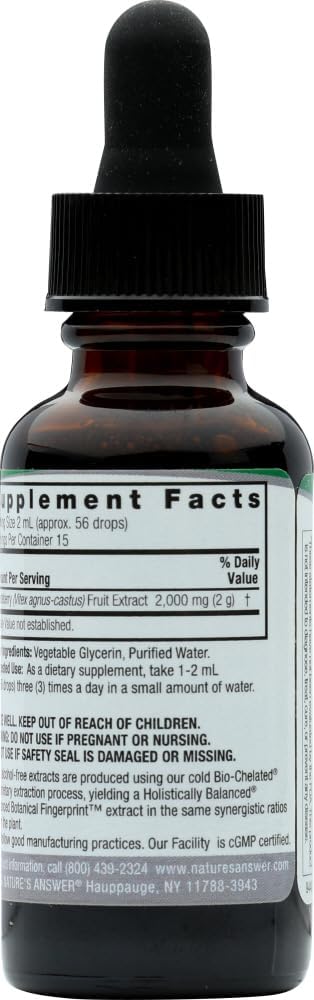 Vitex Berry Alcohol-Free Tincture 1oz (2 Pack) for Female Hormonal Balance, Menstrual & Menopause Support