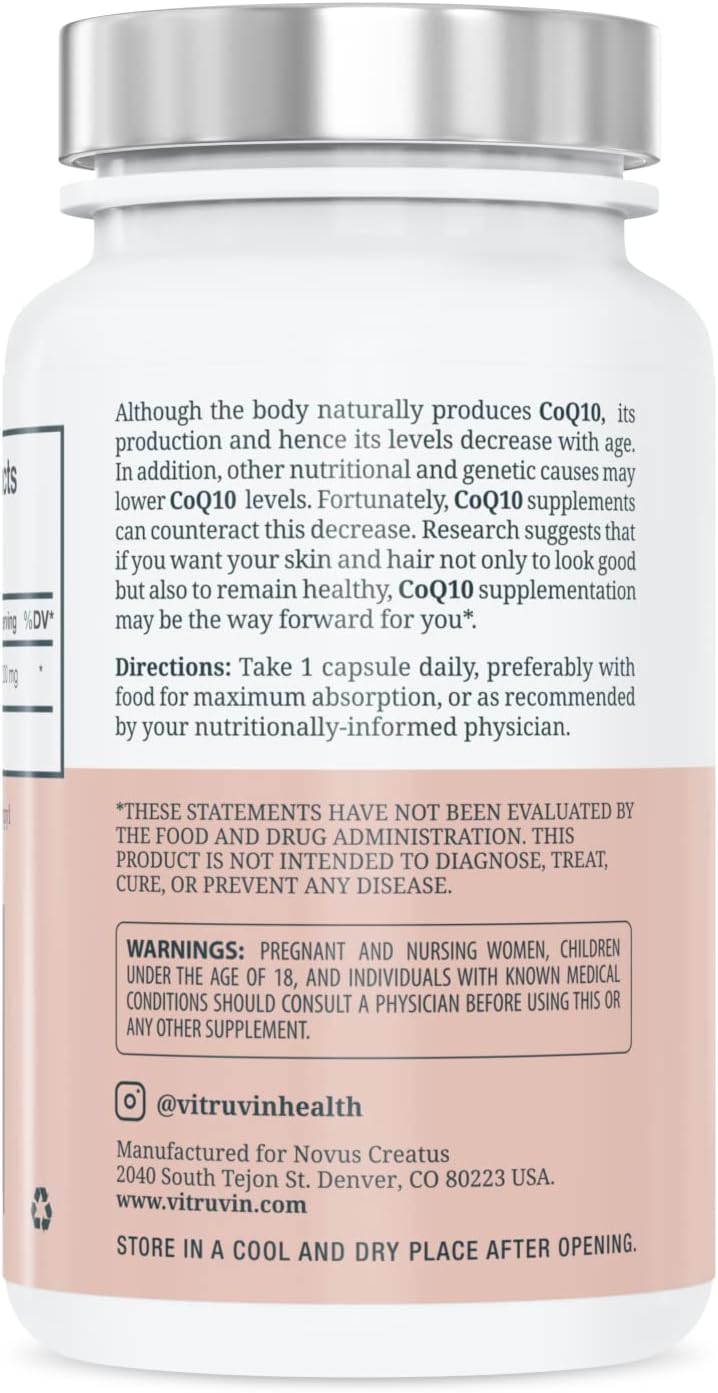 Vitruvin Beauty and Comfort Pack with COQ10, Trans-Resveratrol, and Curcumin for Skin, Heart, Joints, and Brain - Vegan, Non-GMO, Gluten-Free, Gelatin-Free