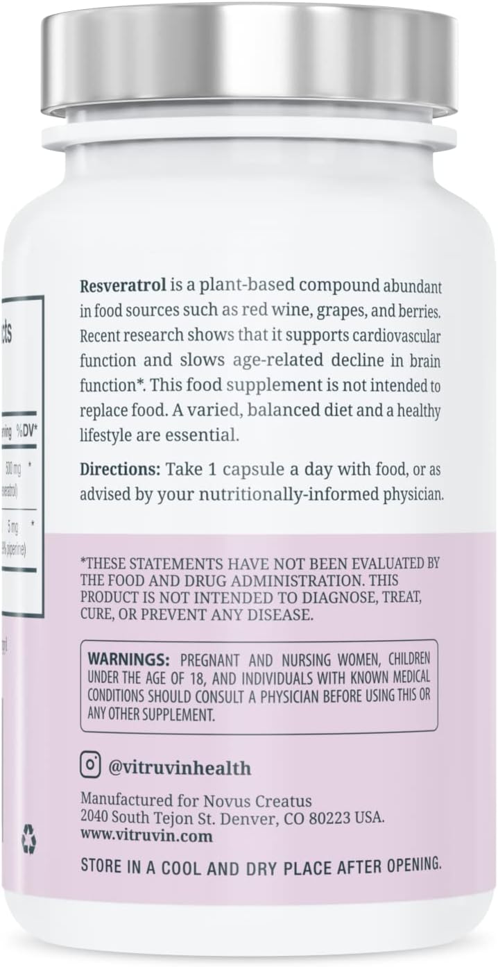 Vitruvin Beauty and Comfort Pack with COQ10, Trans-Resveratrol, and Curcumin for Skin, Heart, Joints, and Brain - Vegan, Non-GMO, Gluten-Free, Gelatin-Free