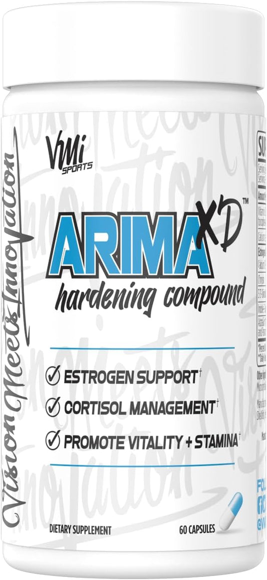 VMI Sports Arima-XD 60 Count Supplement for Hormone Balance in Men and Women, Supports Testosterone and Estrogen Levels (60 ct)