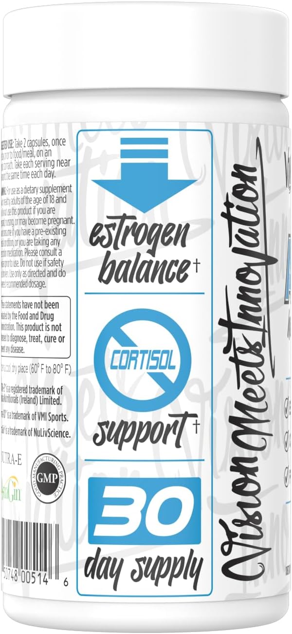 VMI Sports Arima-XD 60 Count Supplement for Hormone Balance in Men and Women, Supports Testosterone and Estrogen Levels (60 ct)