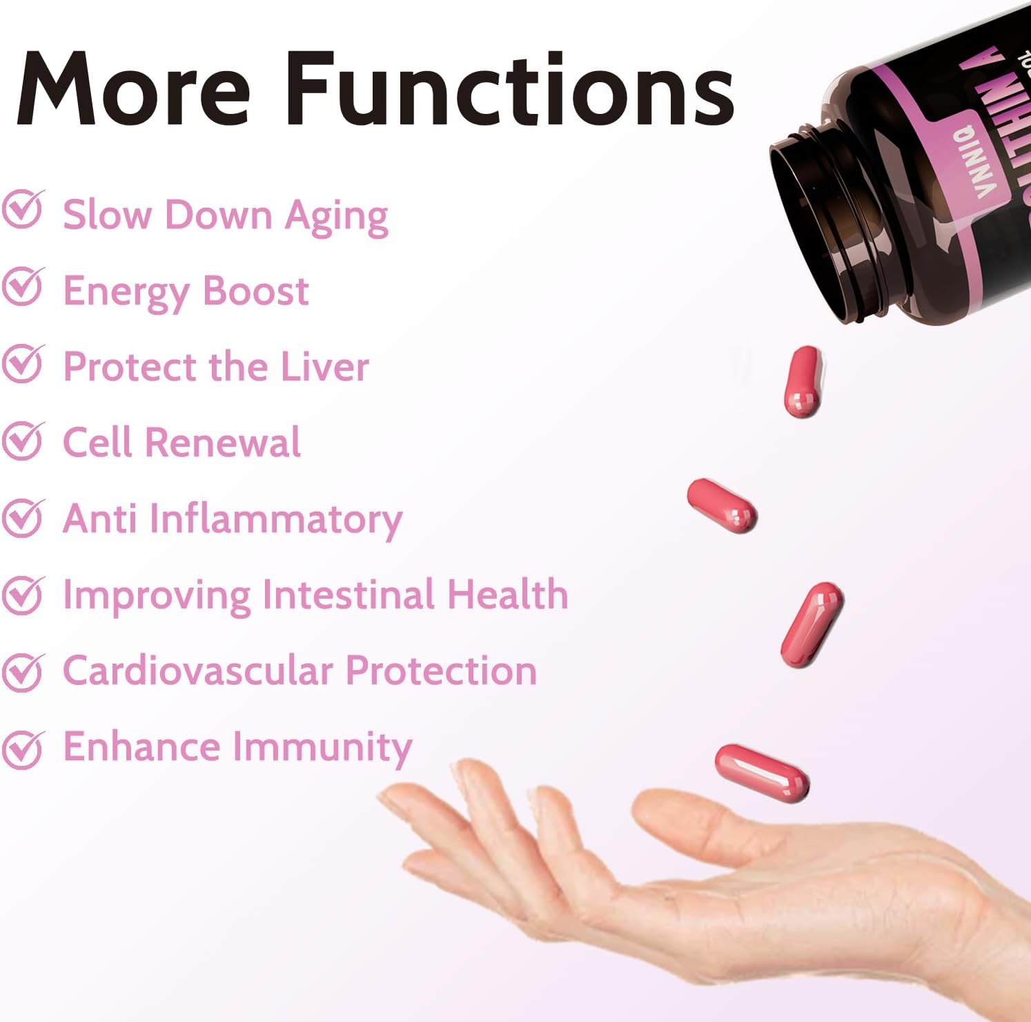 VNNIQ 9-in-1 Anti-Aging Supplement for Women: Urolithin A, Resveratrol, CoQ10 Capsules - USA Lab Verified Support Healthy Cellular Renewal