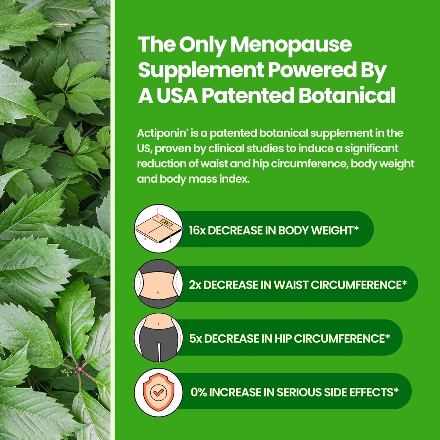 VoomVaya MenoSlim Advanced Menopause Weight Loss Supplements for Women - Hormone Support & Relief for Hot Flashes, Bloating, and Energy - 60 Capsules