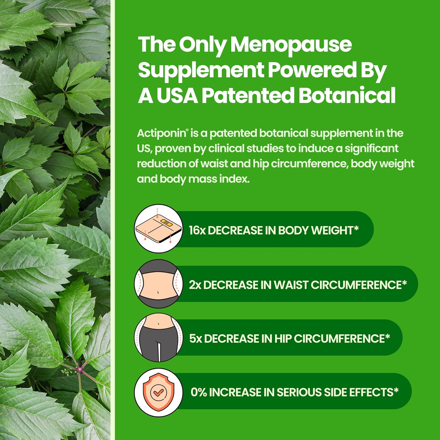 VoomVaya MenoSlim Advanced Menopause Weight Loss Supplements for Women - Hormone Support & Relief for Hot Flashes, Bloating, and Energy - 60 Capsules