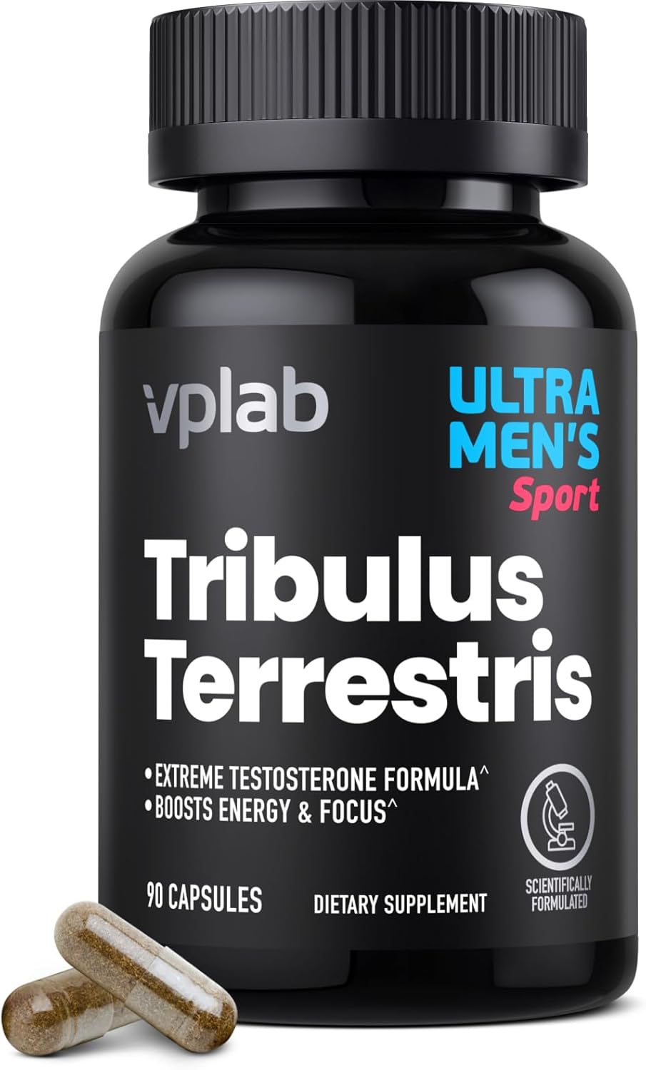VPLab Ultra Men's Tribulus Terrestris Multivitamin Supplement - Boosts Testosterone & Immune System, 90 Capsules