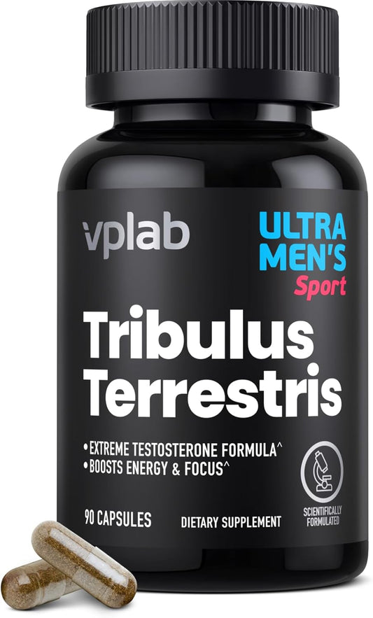 VPLab Ultra Men's Tribulus Terrestris Multivitamin Supplement - Boosts Testosterone & Immune System, 90 Capsules