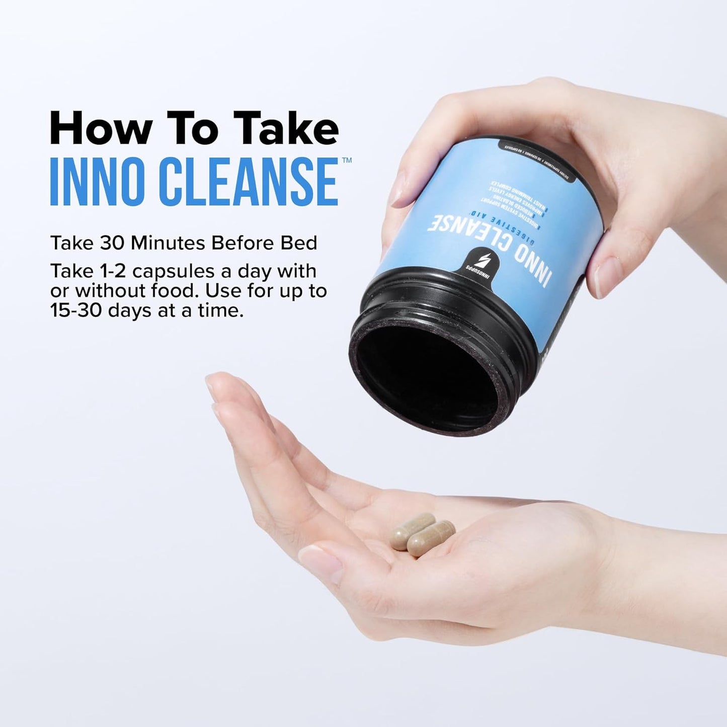 Waist Trimming Complex - Inno Cleanse Supplement for Digestive Support and Energy Boost, Gluten Free & Vegan Friendly