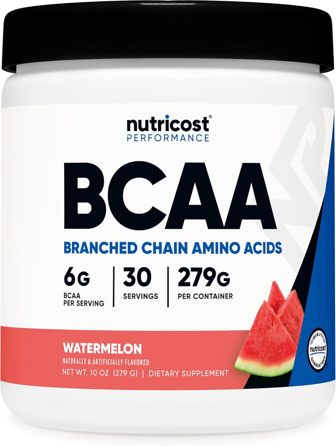 Watermelon Flavored BCAA Powder by Nutricost - 30 Servings, 2:1:1 Ratio for Optimal Results