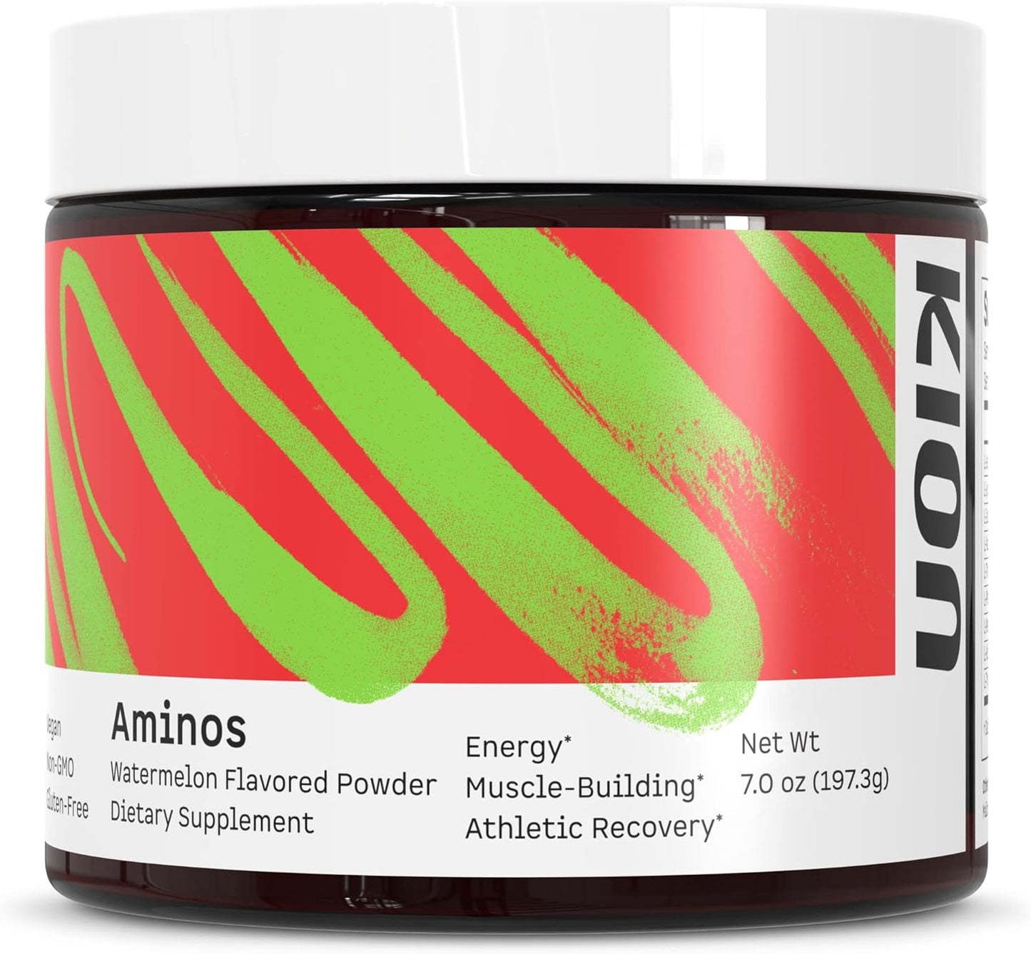 Watermelon Flavored Kion Aminos Essential Amino Acids Powder - Muscle Recovery & Energy Supplement - 30 Servings
