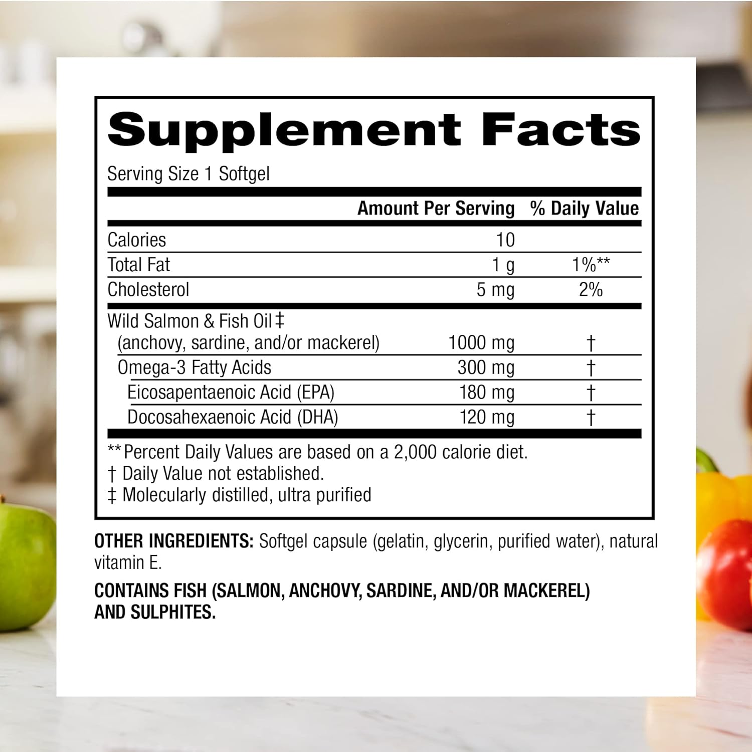 Webber Naturals Fish Oil Softgels - 210 Pills, 1,000mg with 300mg Omega-3 for Heart, Brain, Cardiovascular Health - Non-GMO, Gluten Free