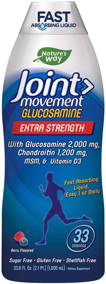 Wellesse Joint Movement Glucosamine Chondroitin MSM Liquid Tablets 2-Pack 33.8 fl oz
