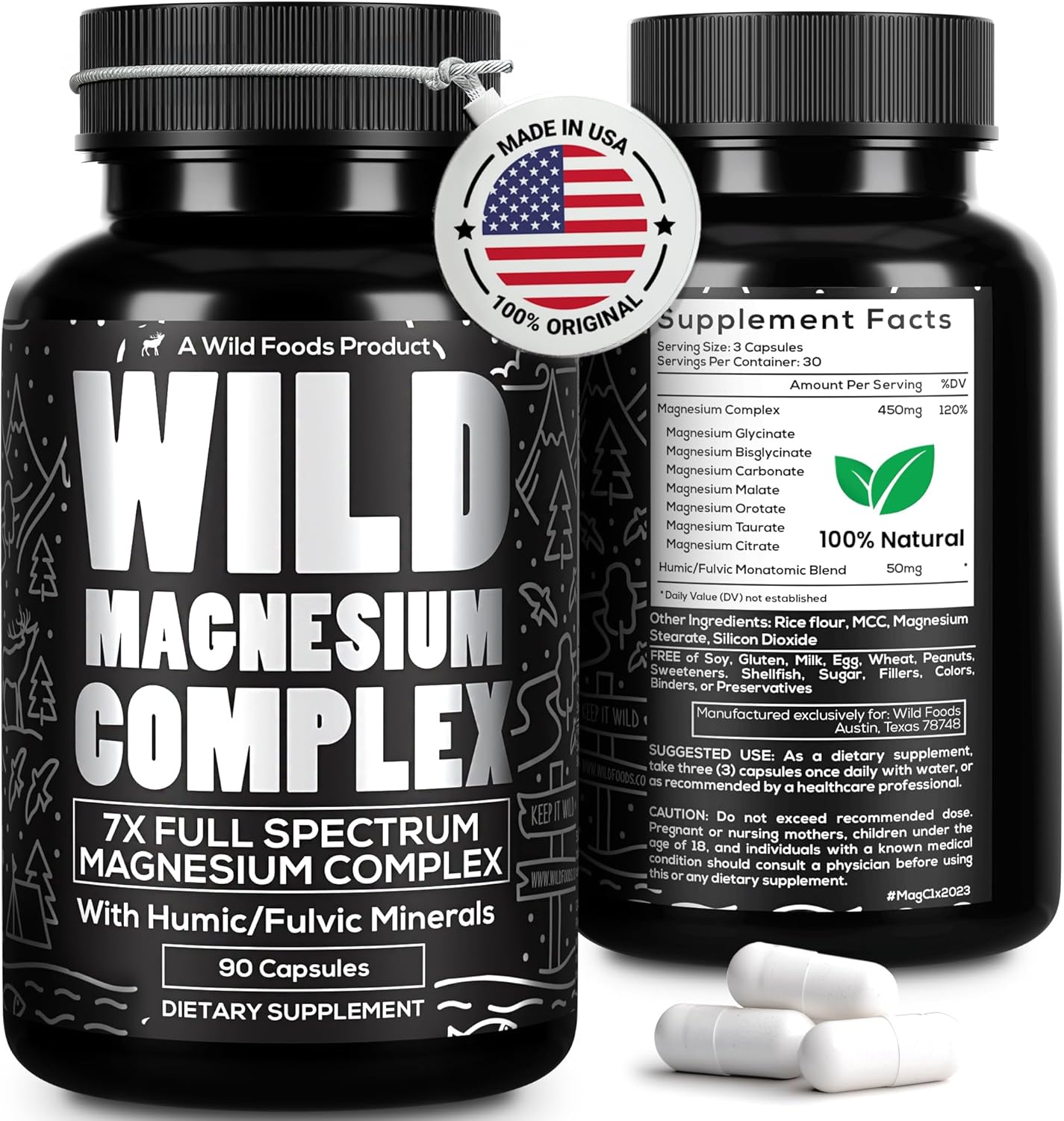 Wellness Bundle: KSM 66 Ashwagandha, Magnesium Complex, Vitamin D3K2 - 240 Capsules