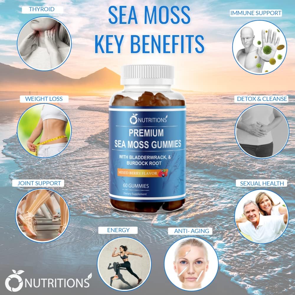 Wellness Bundle: Vitamin B Complex & Premium Sea Moss Gummies by O NUTRITIONS