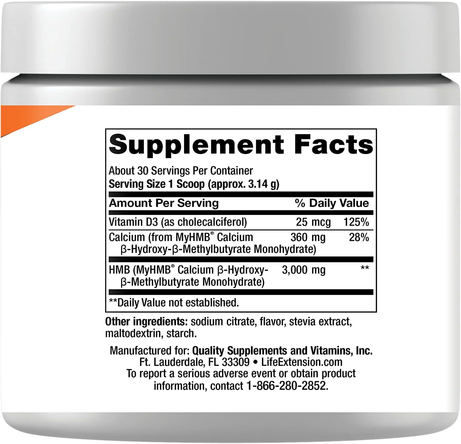 Wellness Code® Muscle Strength & Restore Formula with Vitamin D3 and HMB Monohydrate, 94.2g, Gluten Free & Non-GMO