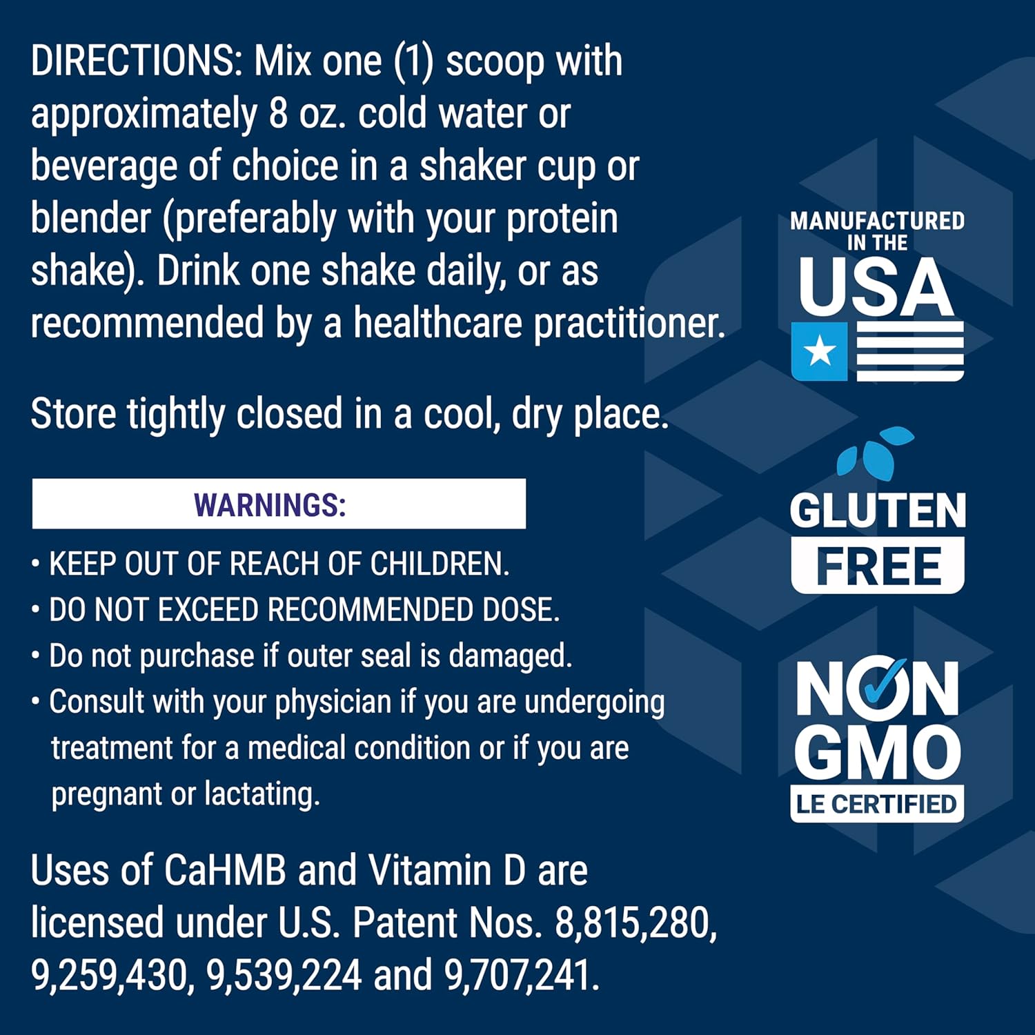 Wellness Code® Muscle Strength & Restore Formula with Vitamin D3 and HMB Monohydrate, 94.2g, Gluten Free & Non-GMO