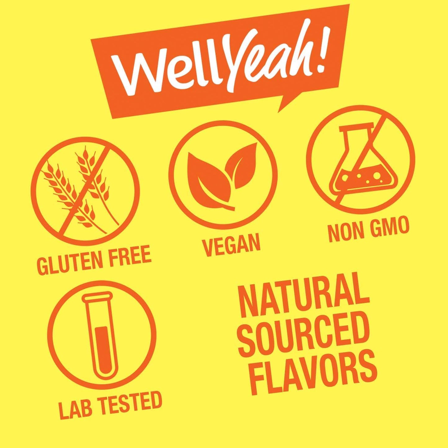 WellYeah Collagen and Biotin Gummies for Skin, Hair, Nails, Joints, Bones, Muscles, and Brain - Gluten and GMO Free - 60 Count