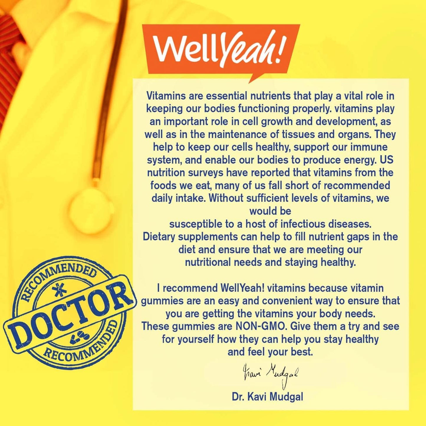 WellYeah Collagen and Biotin Gummies for Skin, Hair, Nails, Joints, Bones, Muscles, and Brain - Gluten and GMO Free - 60 Count