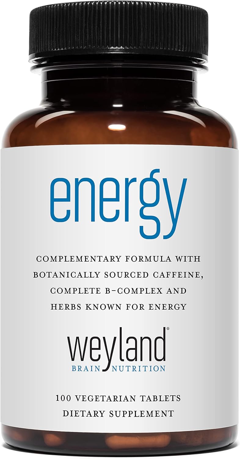 Weyland Brain Nutrition Weyland: Energy - Formula with Botanical Caffeine, B-Complex, and Energy Herbs
