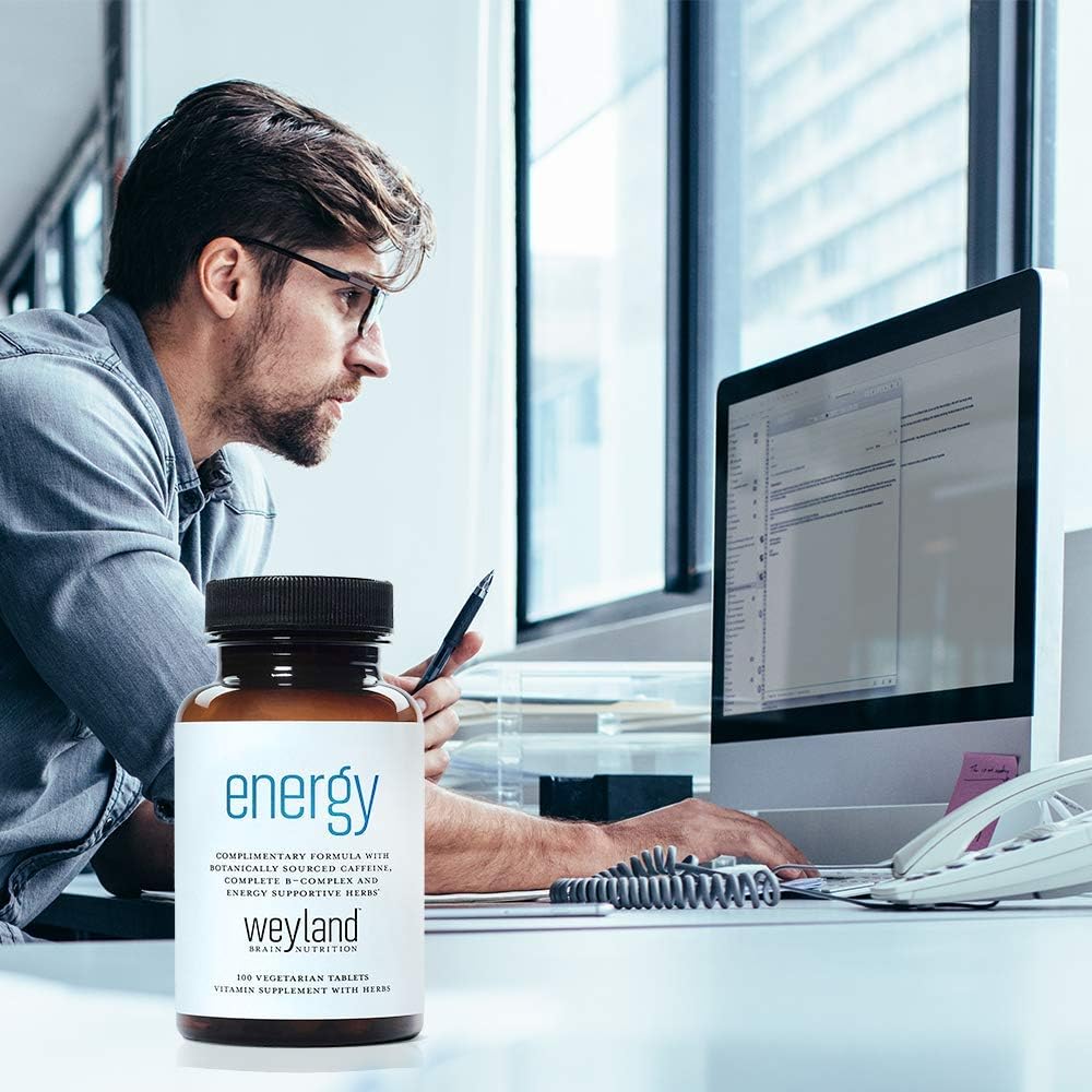 Weyland Brain Nutrition Weyland: Energy - Formula with Botanical Caffeine, B-Complex, and Energy Herbs