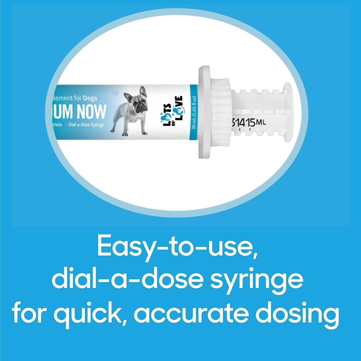 Whelping Dogs Oral Calcium Supplement Paste - Lots of Love Pet Products (Vanilla, 30ml, Pack of 2)