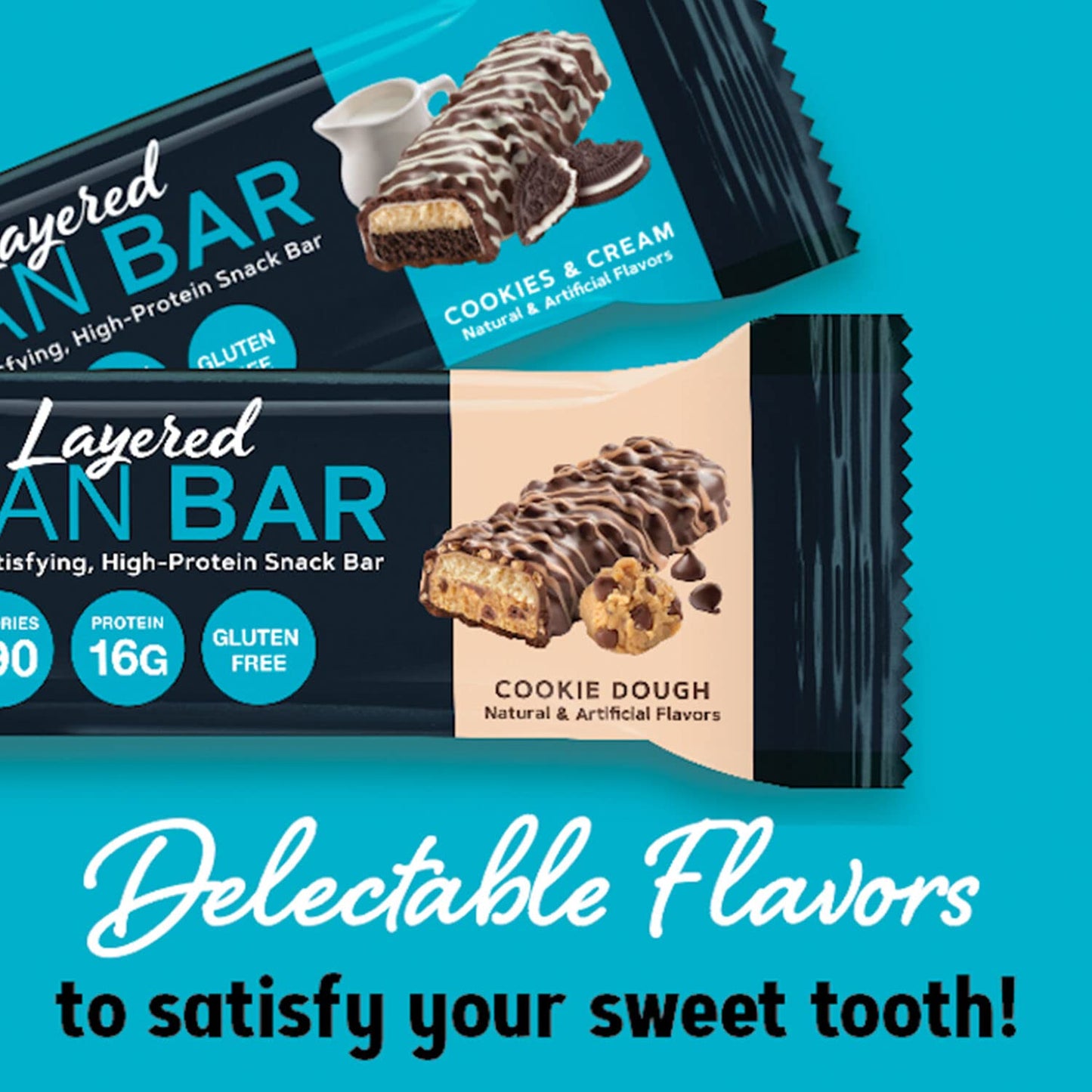 Whipped Chocolate Mousse GNC Total Lean Layered Lean Bar | High Protein Snack Bars - 9 Bars