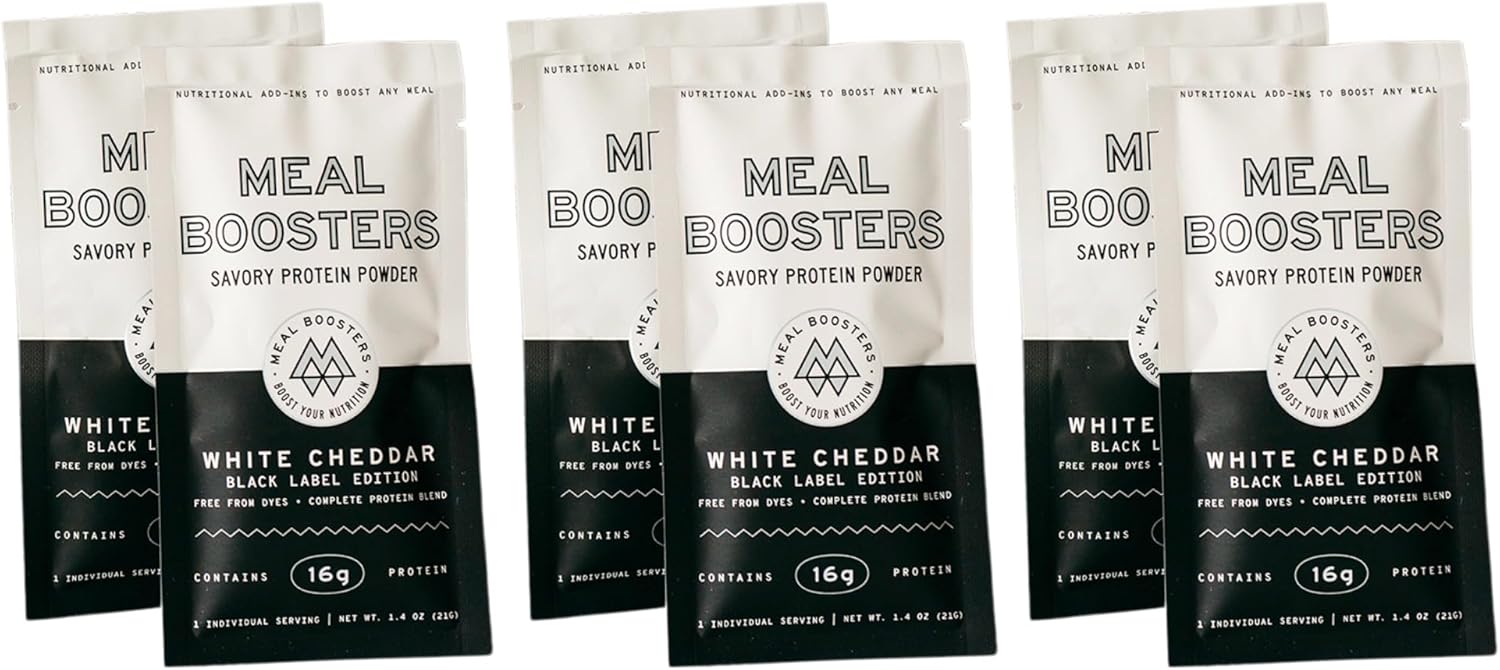 White Cheddar Sampler Protein Powder with Grass-Fed Collagen Peptide for Muscle Recovery & Gut Health
