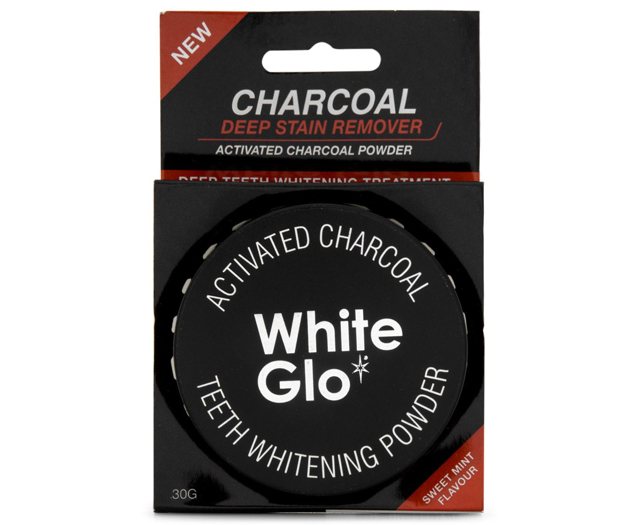 White Glo Activated Charcoal Teeth Whitening Powder with Fresh Mint Flavor - Powerful Stain Removal and Brightening Formula