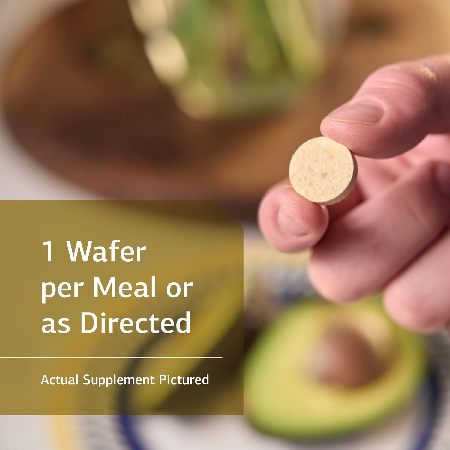 Whole Food Lactic Acid Yeast for Digestive Health - 100 Wafers by Standard Process Inc.