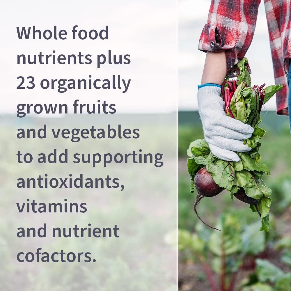 Whole Food Multivitamin for Women with Iron, Folate, and Probiotics - 240 Vegetarian Capsules by Garden of Life