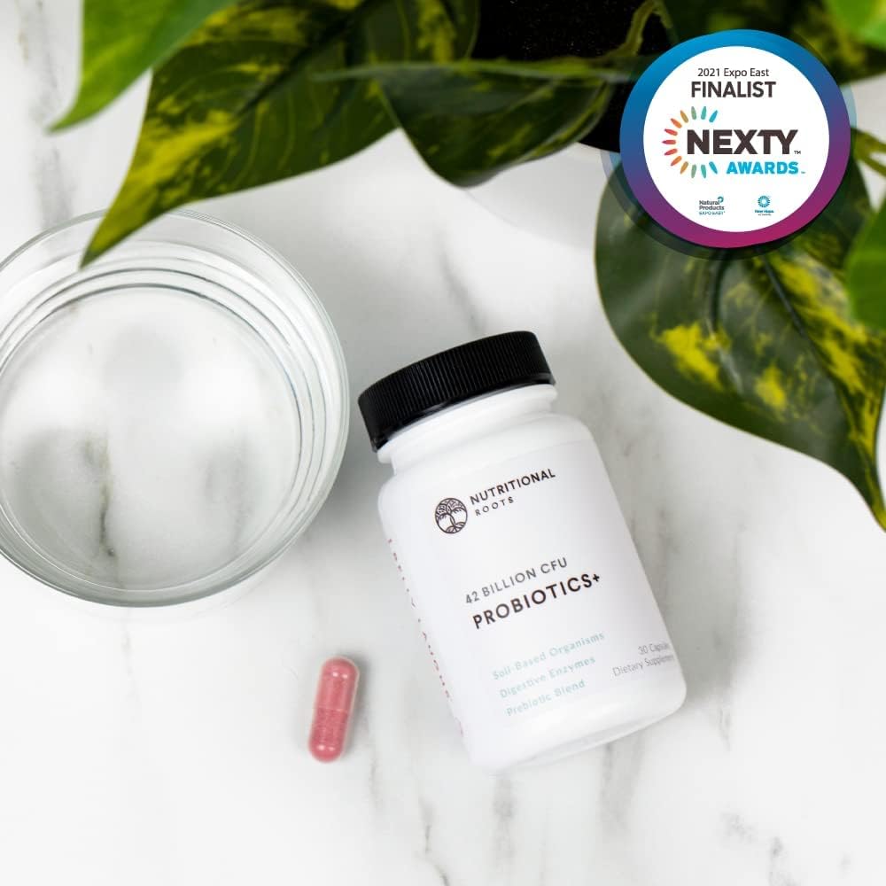 Whole Food Plant-Based Multivitamin with Key Daily Essentials - Doctor Formulated Nutritional Roots Multivitamin+ - Includes Vitamin D3+K2 and Probiotics