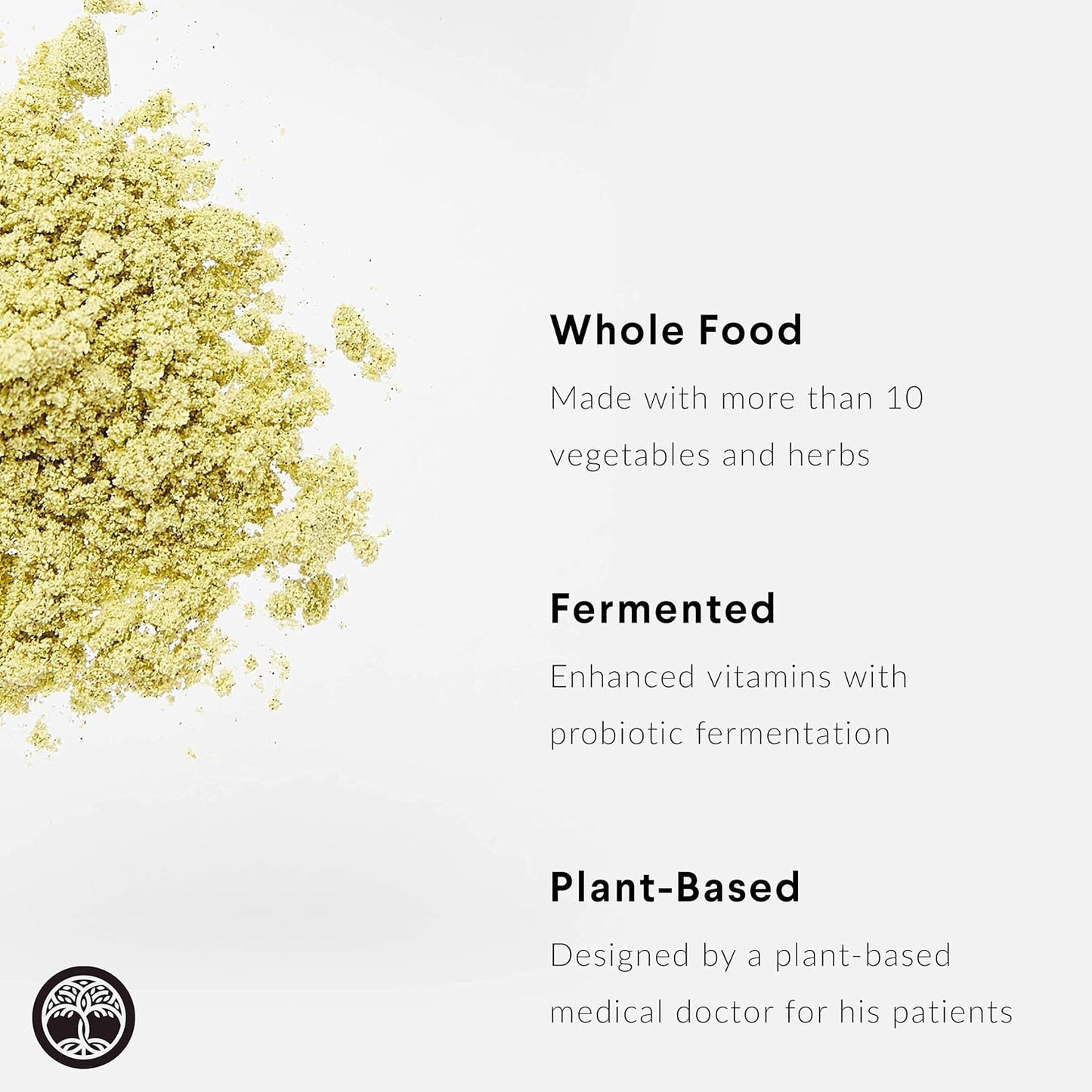 Whole Food Plant-Based Multivitamin with Key Daily Essentials - Doctor Formulated Nutritional Roots Multivitamin+ - Includes Vitamin D3+K2 and Probiotics