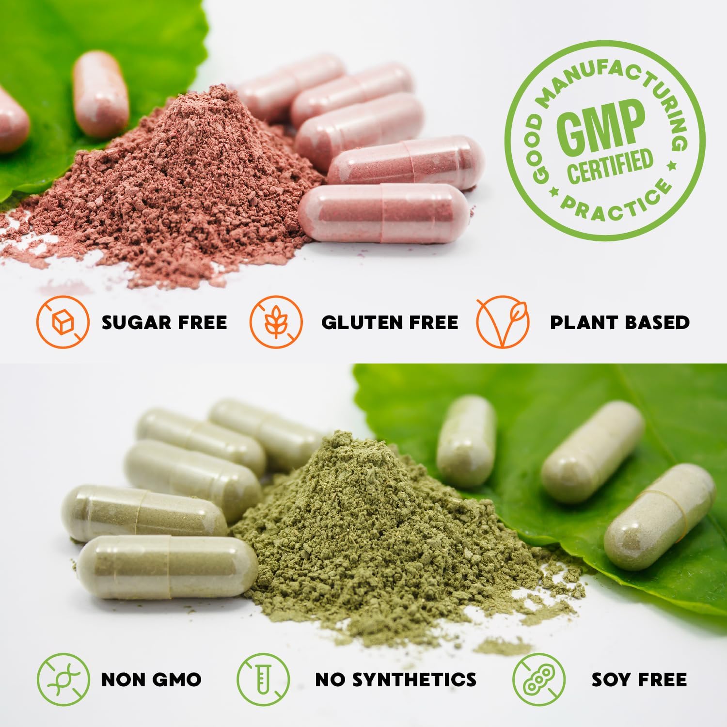 Whole Food Superfood Blend with 40+ Fruits & Veggies - 4 Month Supply - Aloe Vera - Soy Free - 720 Capsules