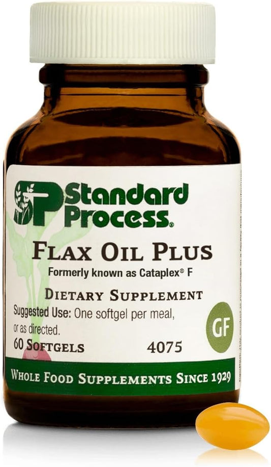 Whole Food Supplement for Metabolism, Skin, & Hair Health - Standard Process Cataplex F - 60 Softgels