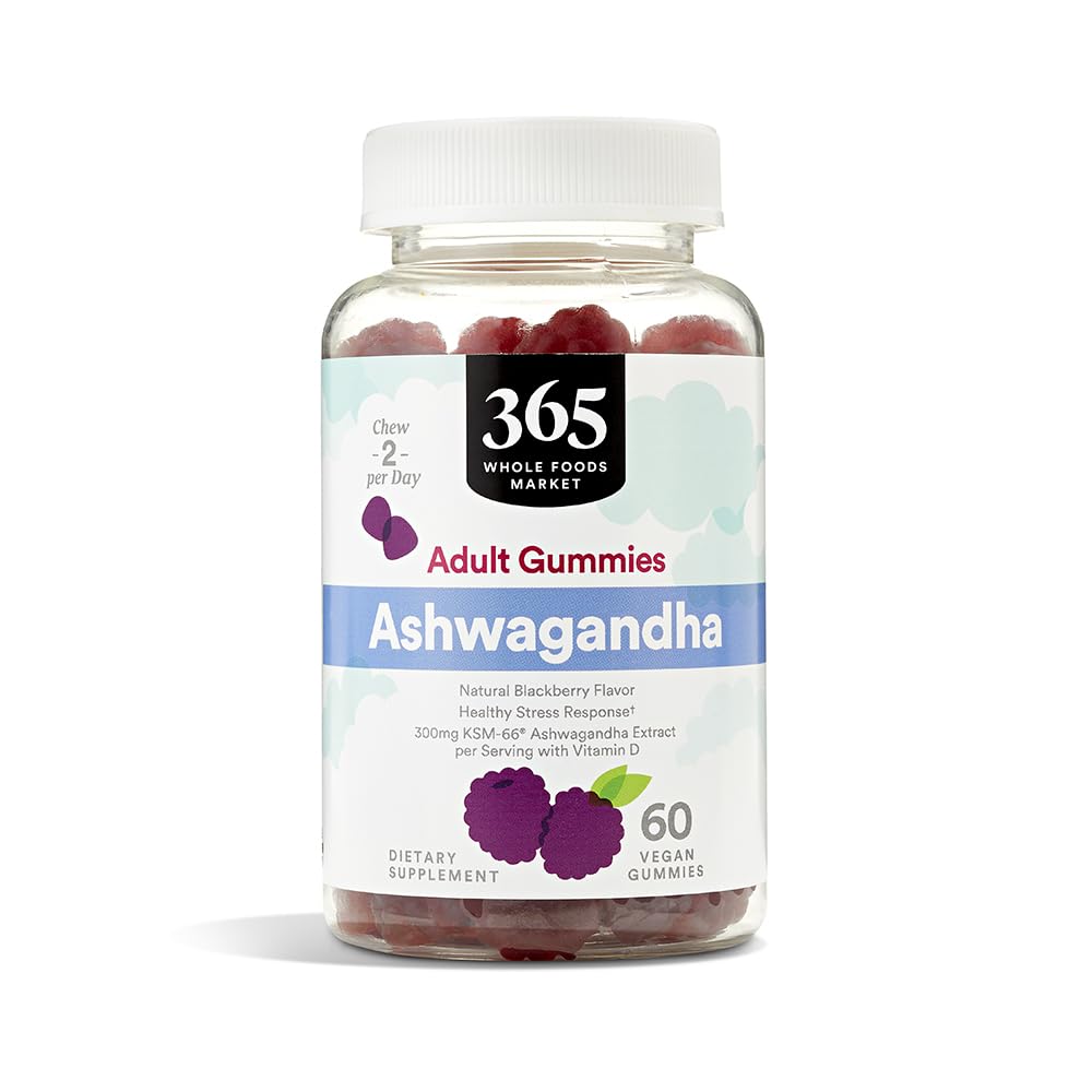 Whole Foods Market 365 Ashwagandha Gummies - 60 Count Pack