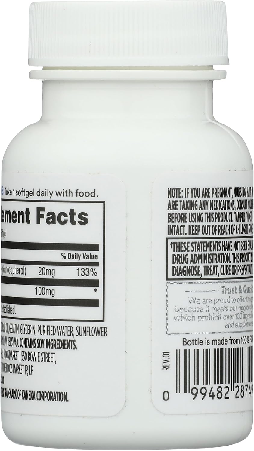 Whole Foods Market 365 Co Q10 100Mg Softgels - 30 Count