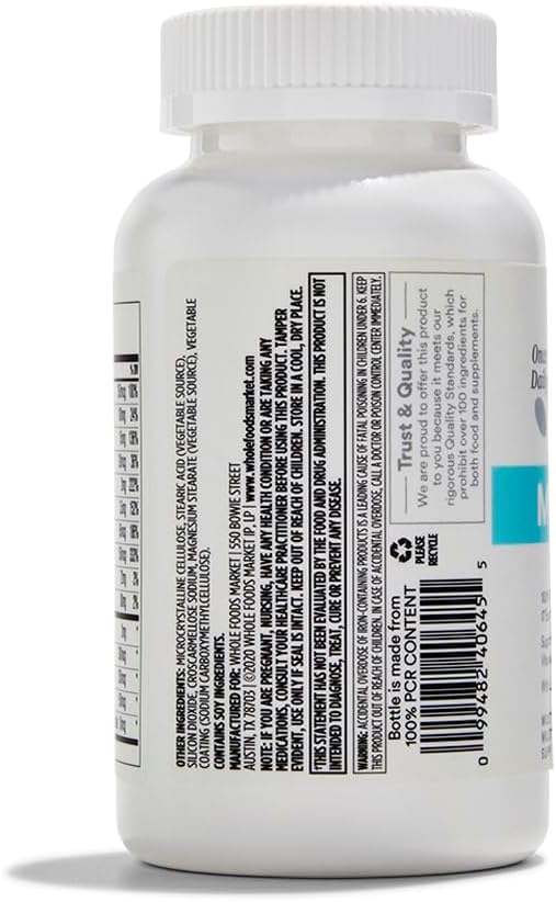 Whole Foods Market 365 Multi Adult One Daily Supplement with Lutein Lycopene - 180 Tablets