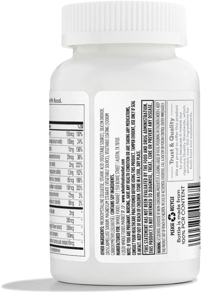 Whole Foods Market 365 Multi One Daily Adult Tablets - 90 Count