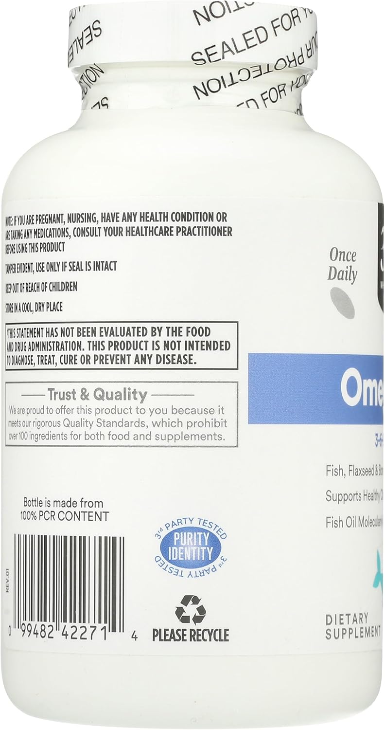 Whole Foods Market 365 Omegaforce 3 6 9 Complex Softgels - 120 Count